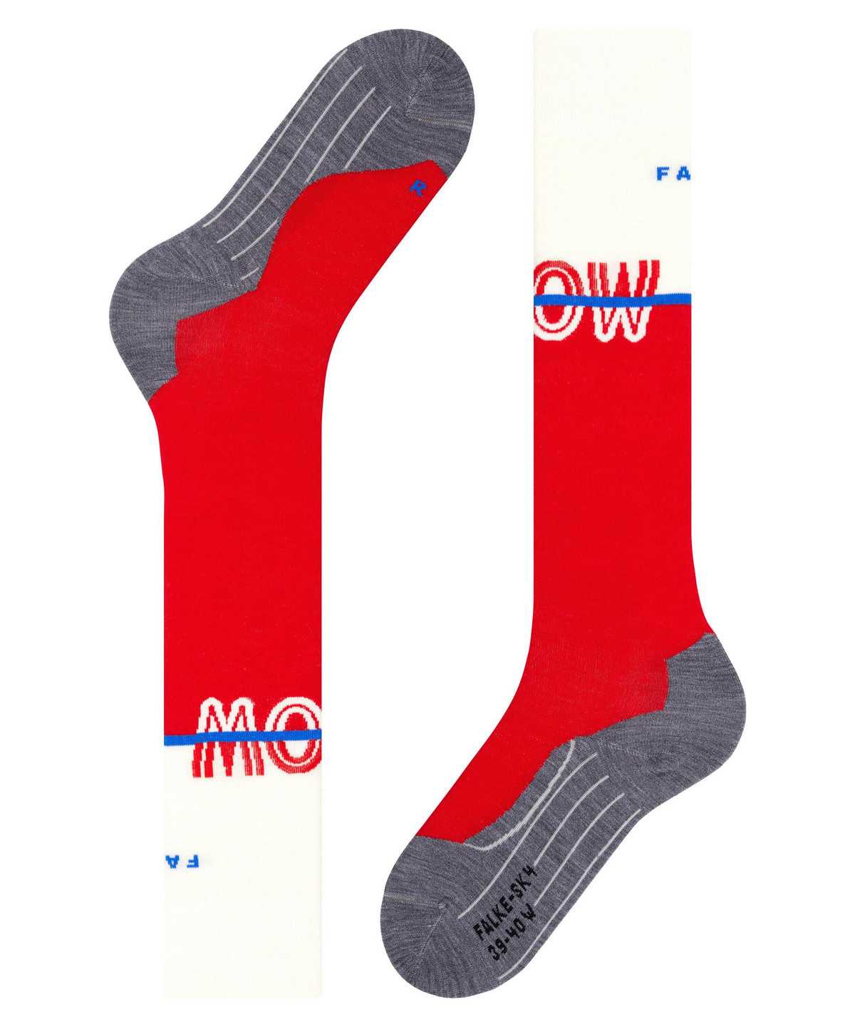 Sports Socks Donna Falke SK4 Advanced Skiing Knee-high Socks Rosse | PCTX10697