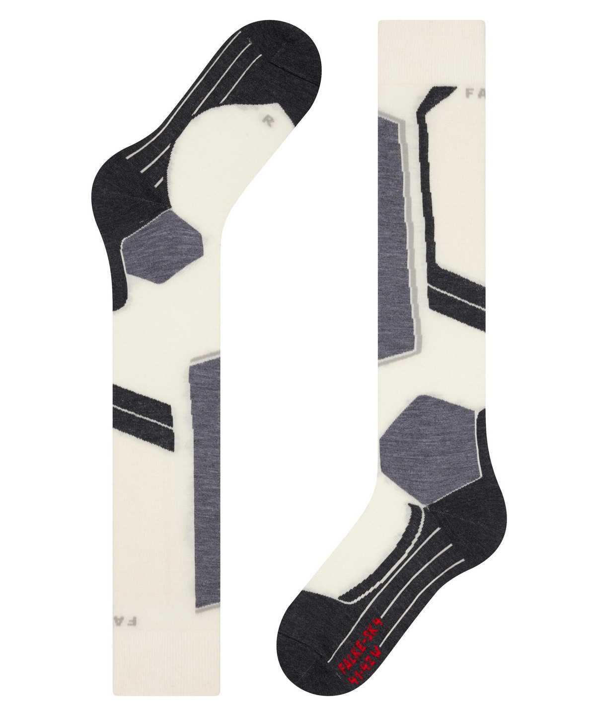 Sports Socks Donna Falke SK4 Advanced Skiing Knee-high Socks Bianche | VNIX13764