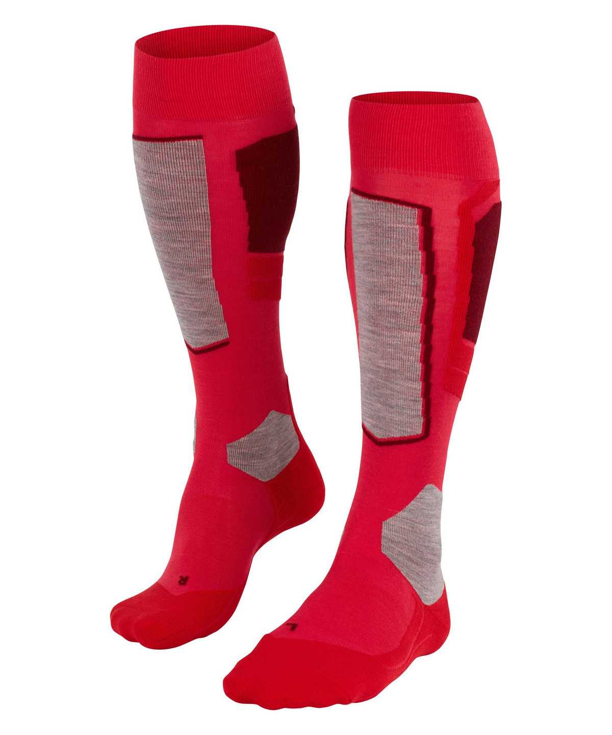 Sports Socks Donna Falke SK4 Advanced Skiing Knee-high Socks Rosse | TWPO53902