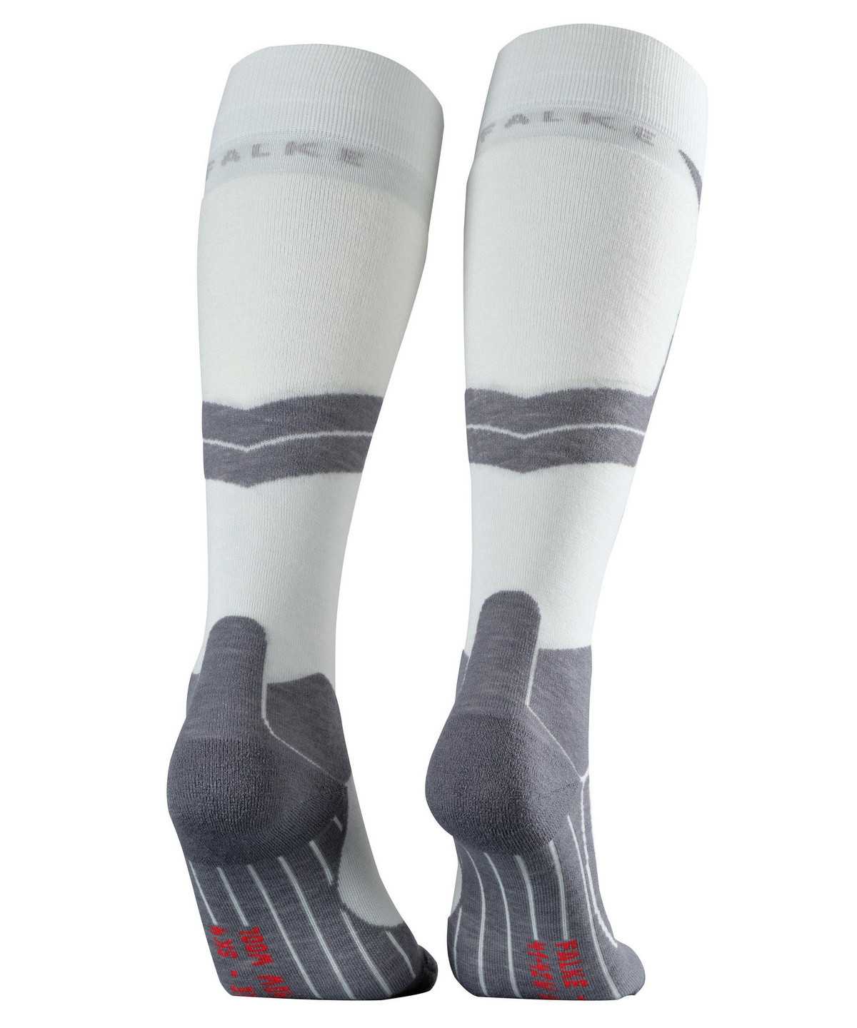 Sports Socks Donna Falke SK4 Wool Skiing Knee-high Socks Bianche | PDEW13267