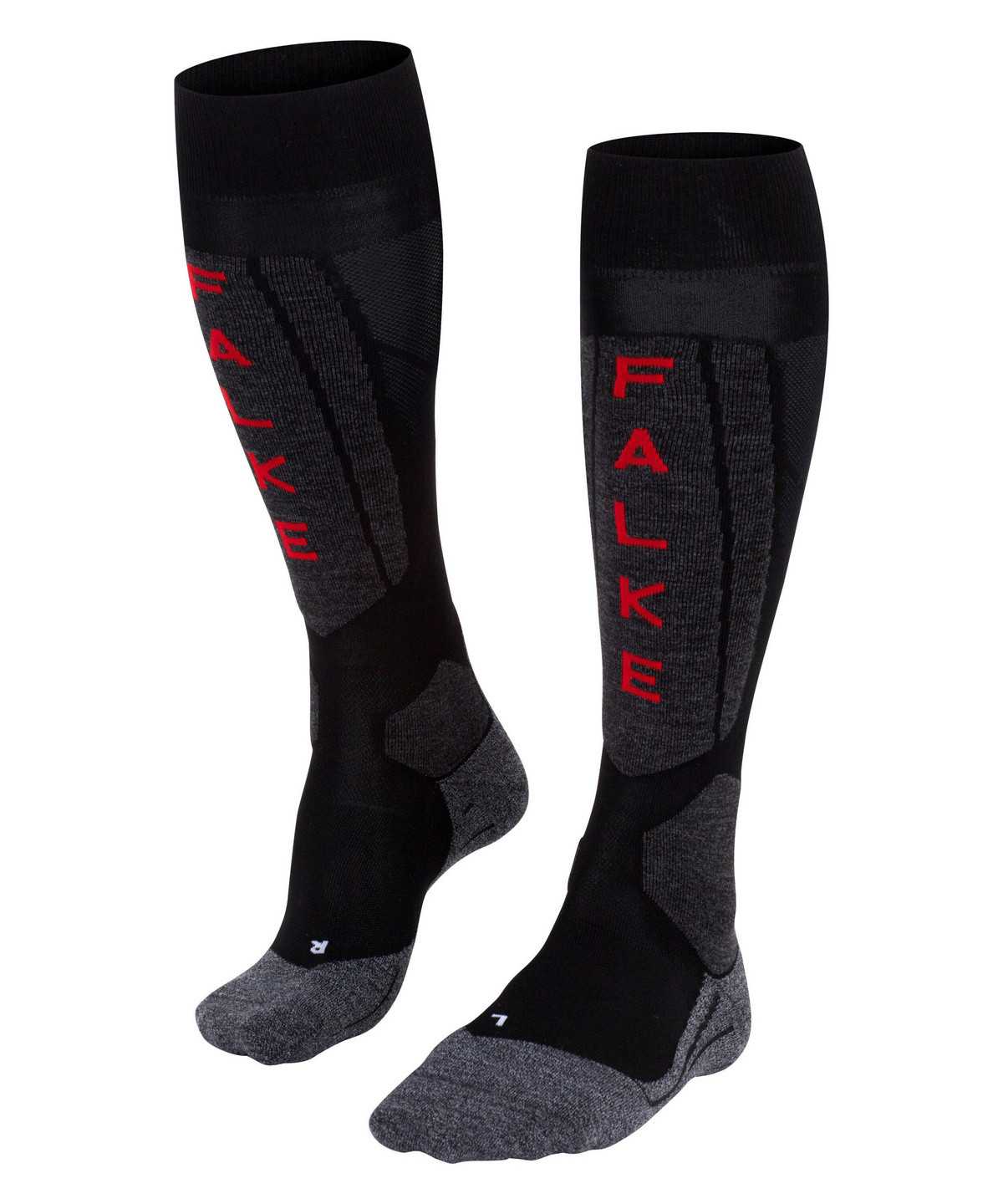 Sports Socks Donna Falke SK5 Expert Skiing Knee-high Socks Nere | BALV52967