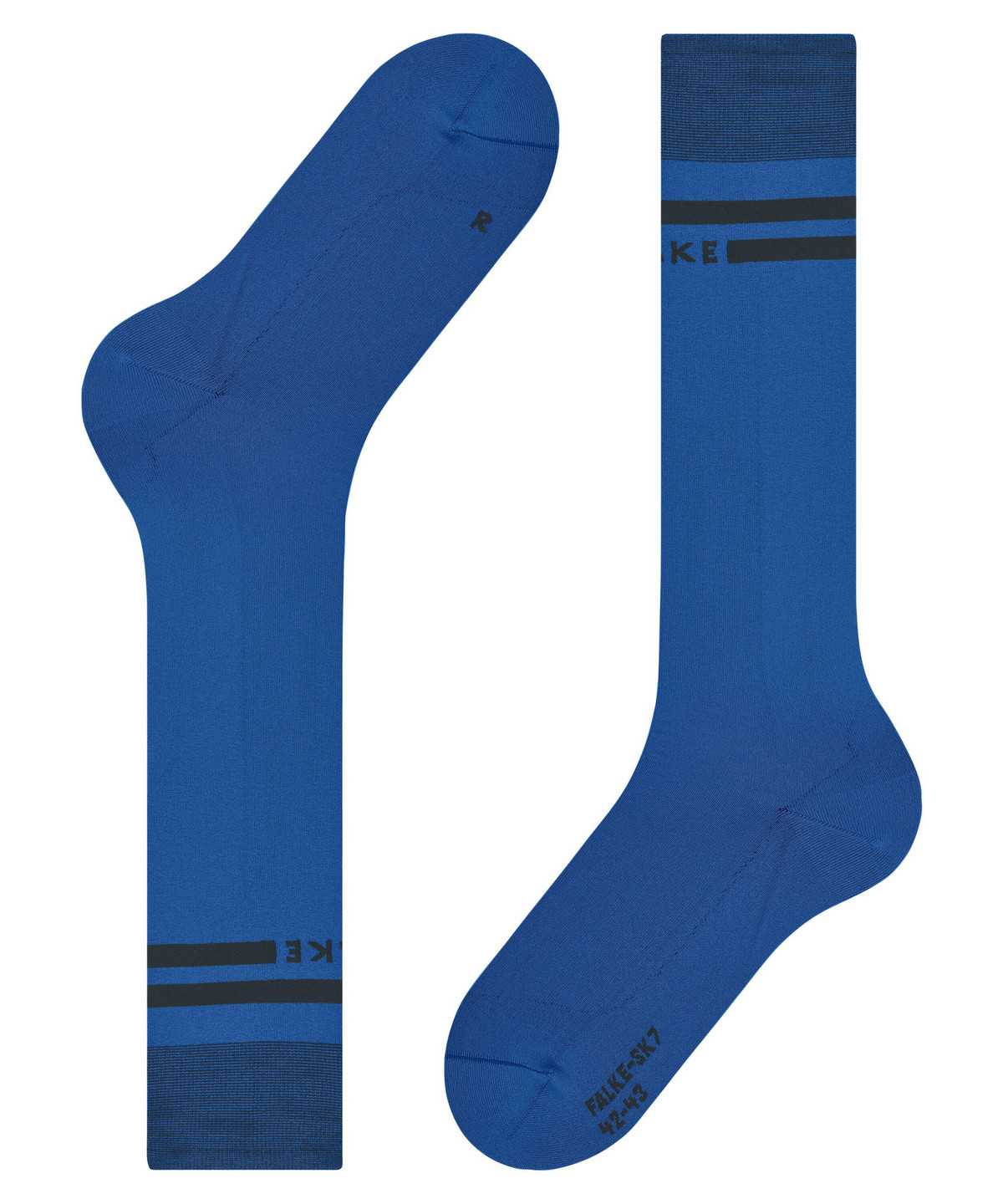 Sports Socks Donna Falke SK7 Race Skiing Knee-high Socks Blu | IAKH25706