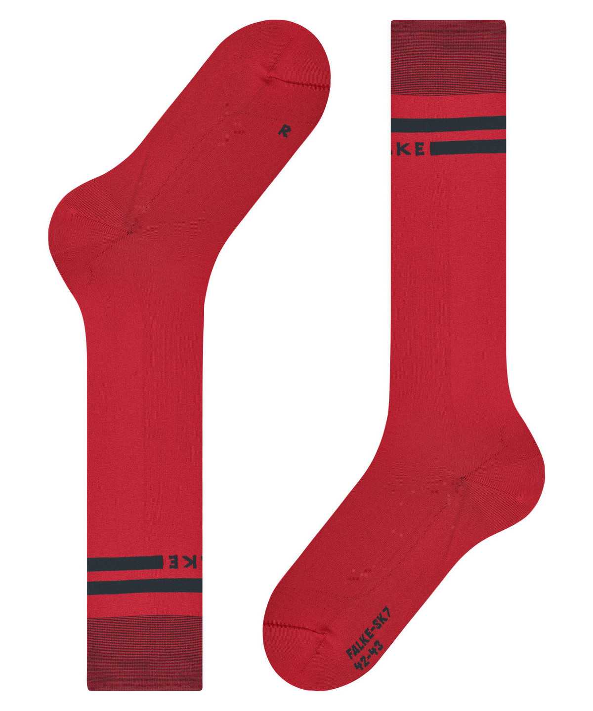 Sports Socks Donna Falke SK7 Race Skiing Knee-high Socks Rosse | QPMV21384