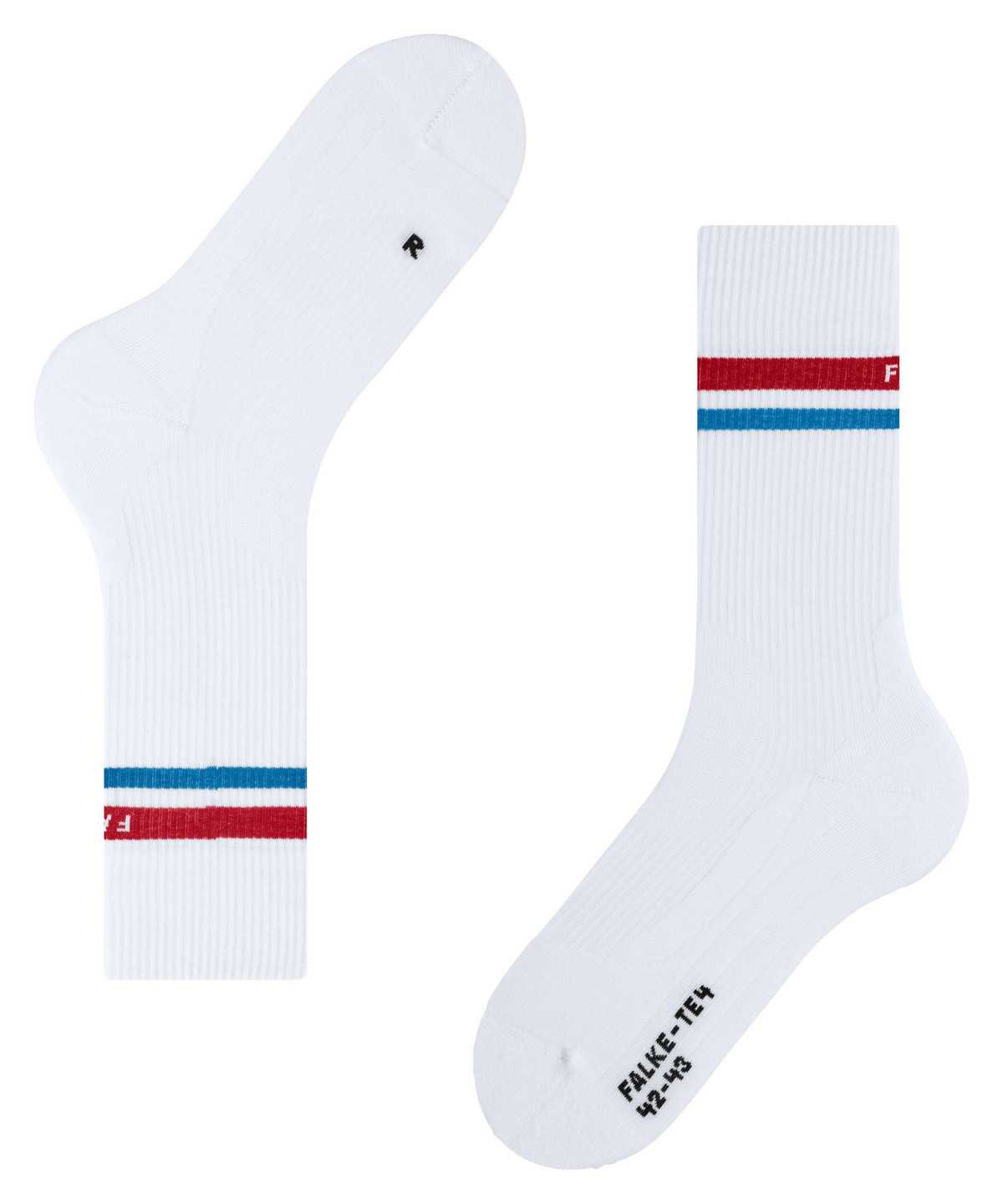 Sports Socks Donna Falke TE4 Classic Tennis Socks Bianche | ZKTB74160