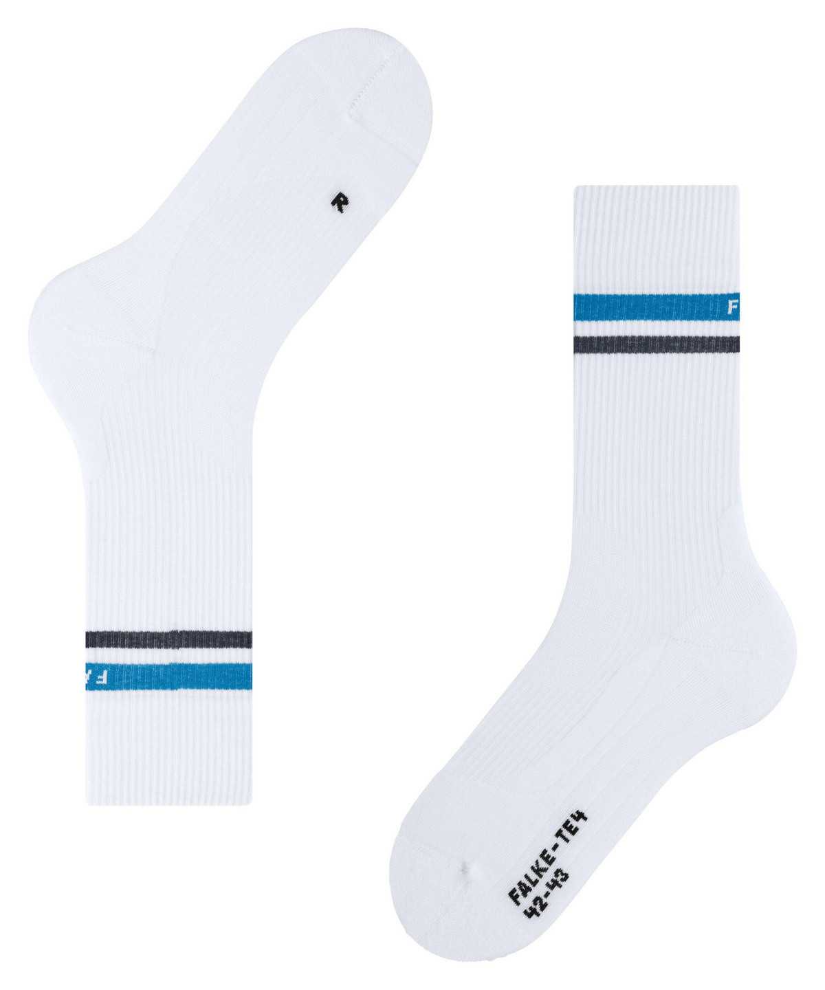 Sports Socks Donna Falke TE4 Classic Tennis Socks Bianche | RSDI53970