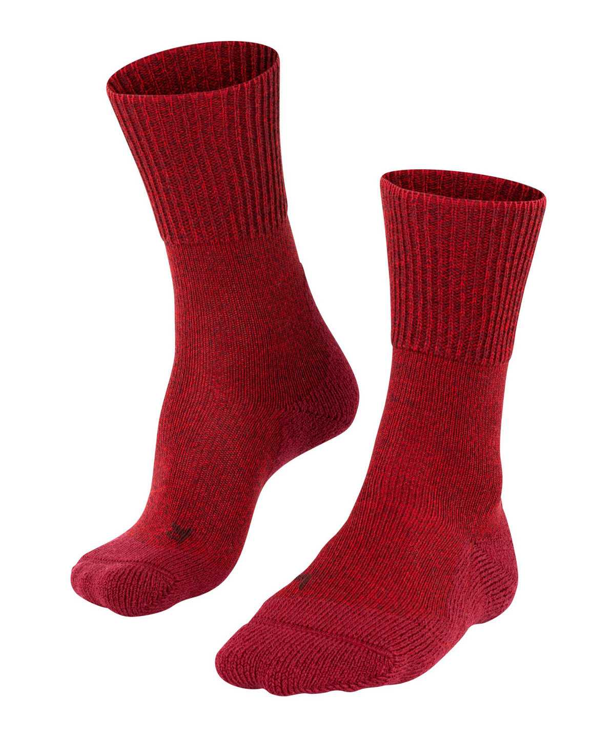 Sports Socks Donna Falke TK1 Adventure Wool Trekking Socks Rosse | WTGD09865