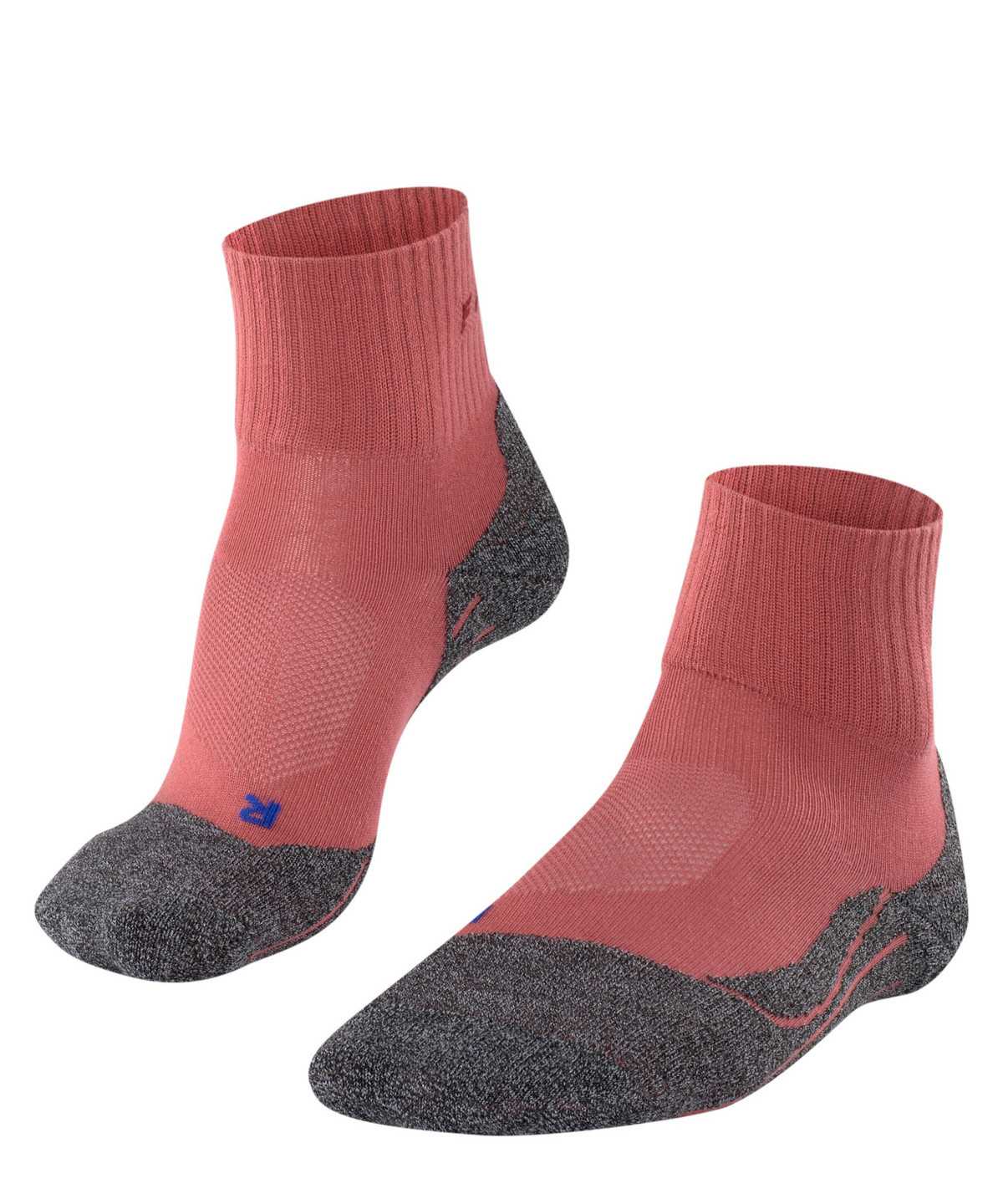 Sports Socks Donna Falke TK2 Explore Cool Short Trekking Short sock Rosse | JKDO58037