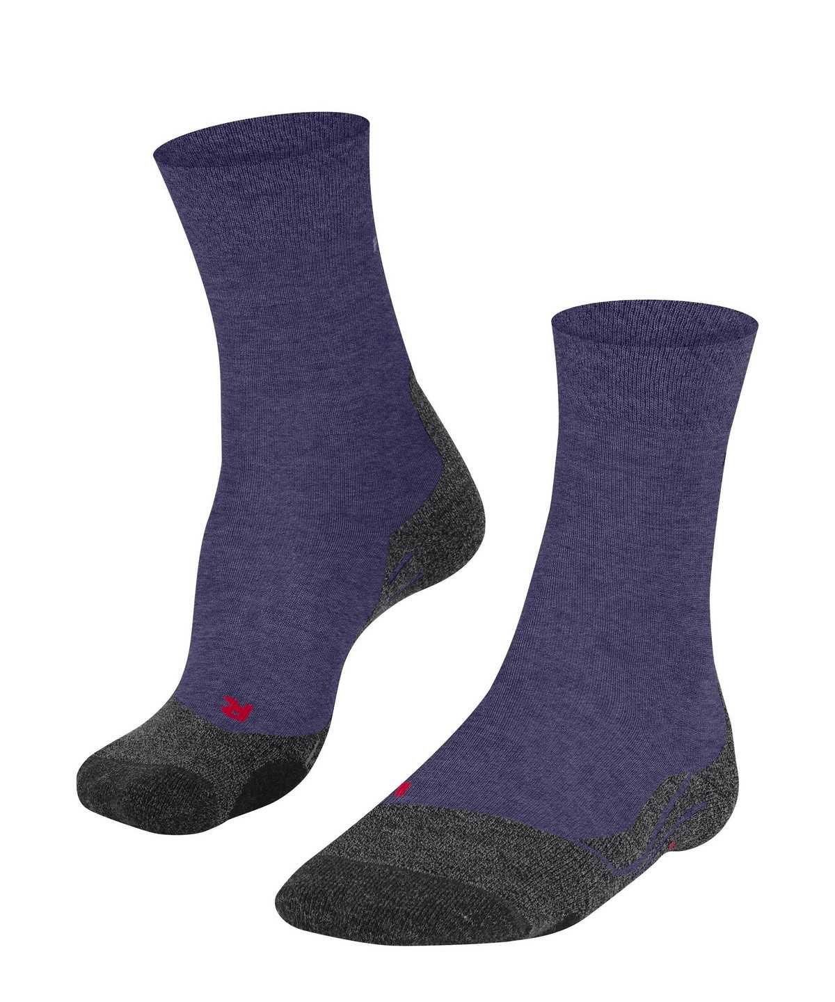 Sports Socks Donna Falke TK2 Explore Melange Trekking Socks Viola | URLP39478