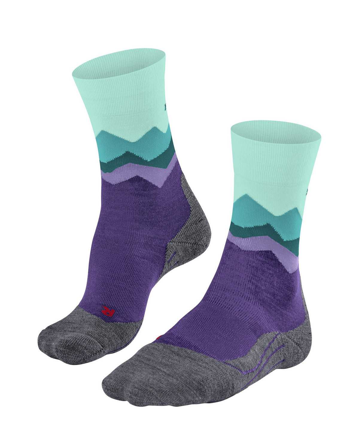 Sports Socks Donna Falke TK2 Explore Trekking Socks Viola | IBTO48729