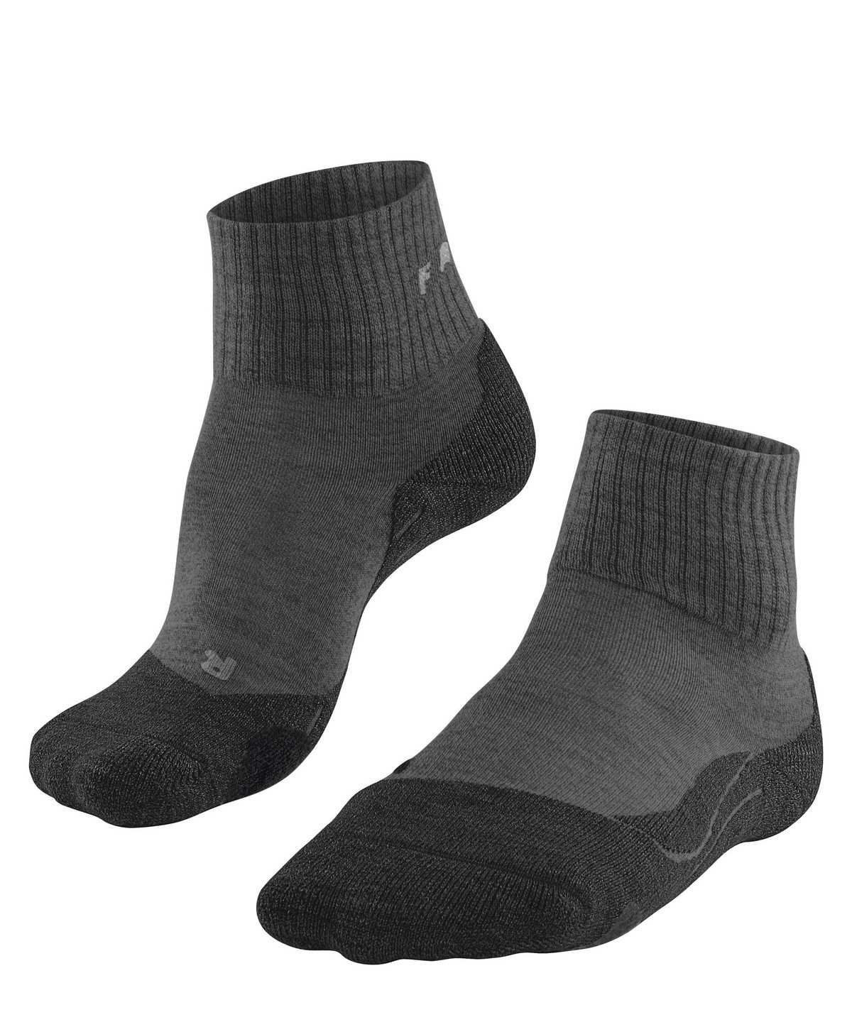 Sports Socks Donna Falke TK2 Explore Wool Short Trekking Short sock Grigie | JSBD43689