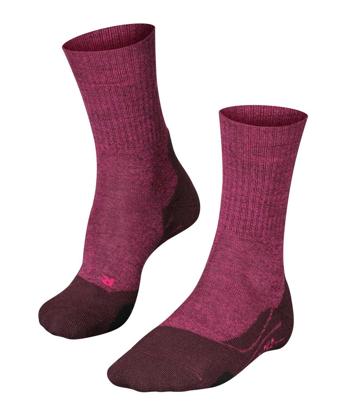 Sports Socks Donna Falke TK2 Explore Wool Trekking Socks Rosse | ELWN96487