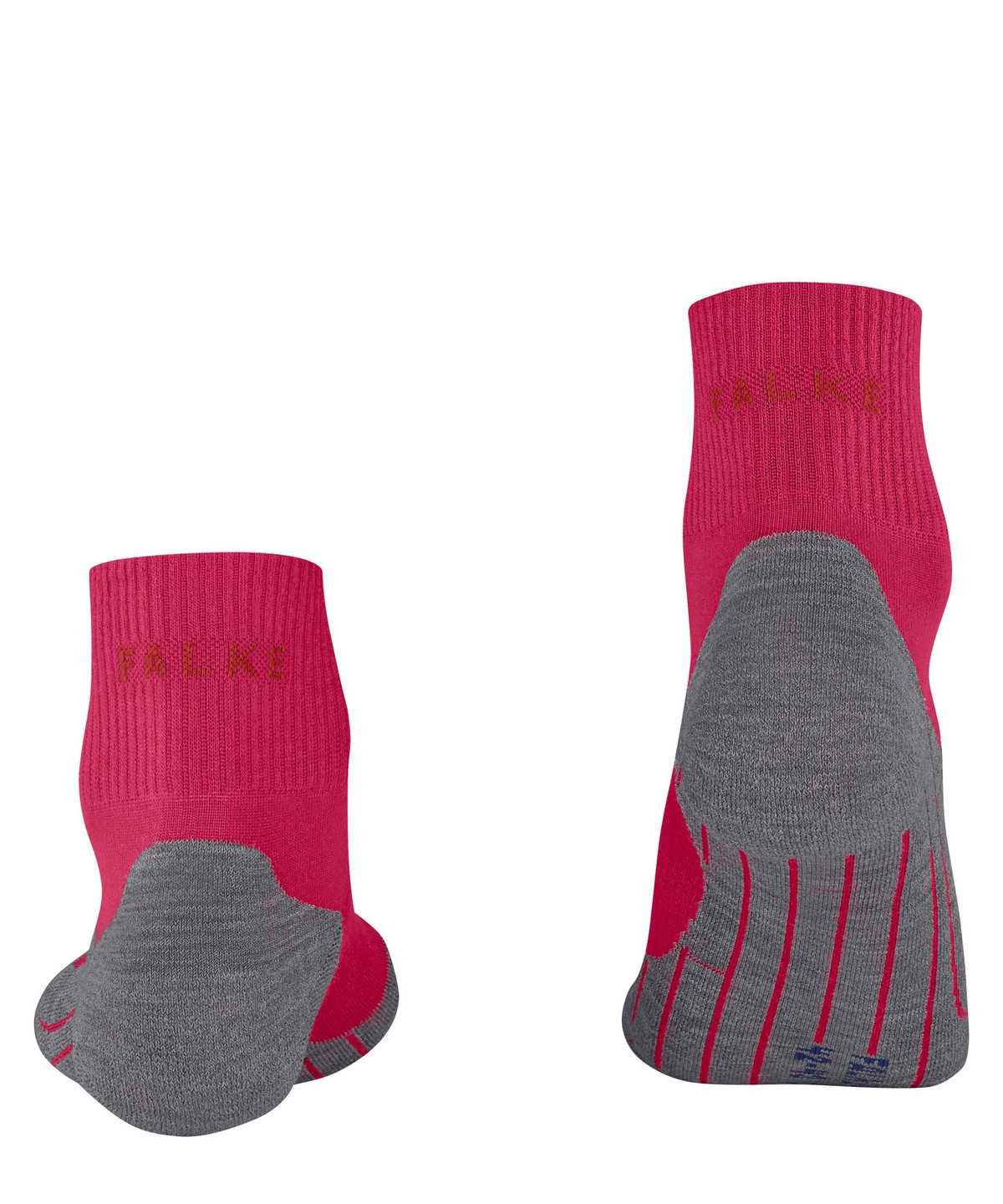 Sports Socks Donna Falke TK5 Wander Cool Short Trekking Short sock Rosse | MKWX63804