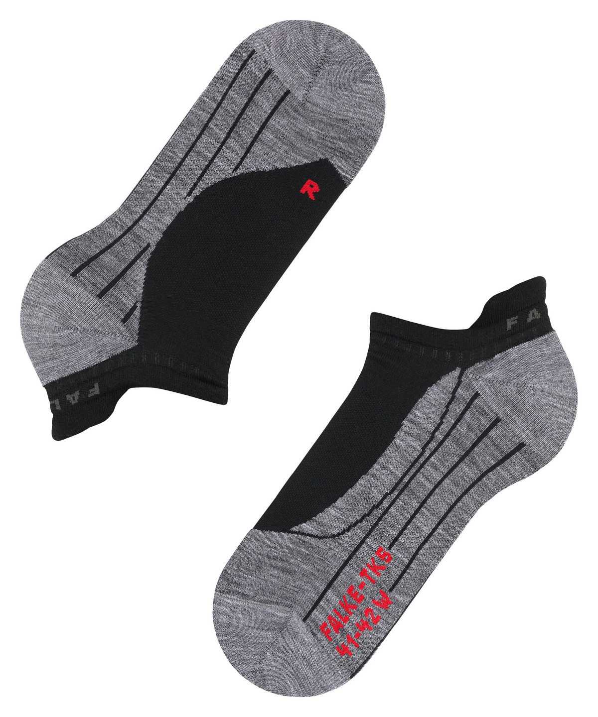 Sports Socks Donna Falke TK5 Wander Invisible Trekking Invisibles Nere | VPYK54378