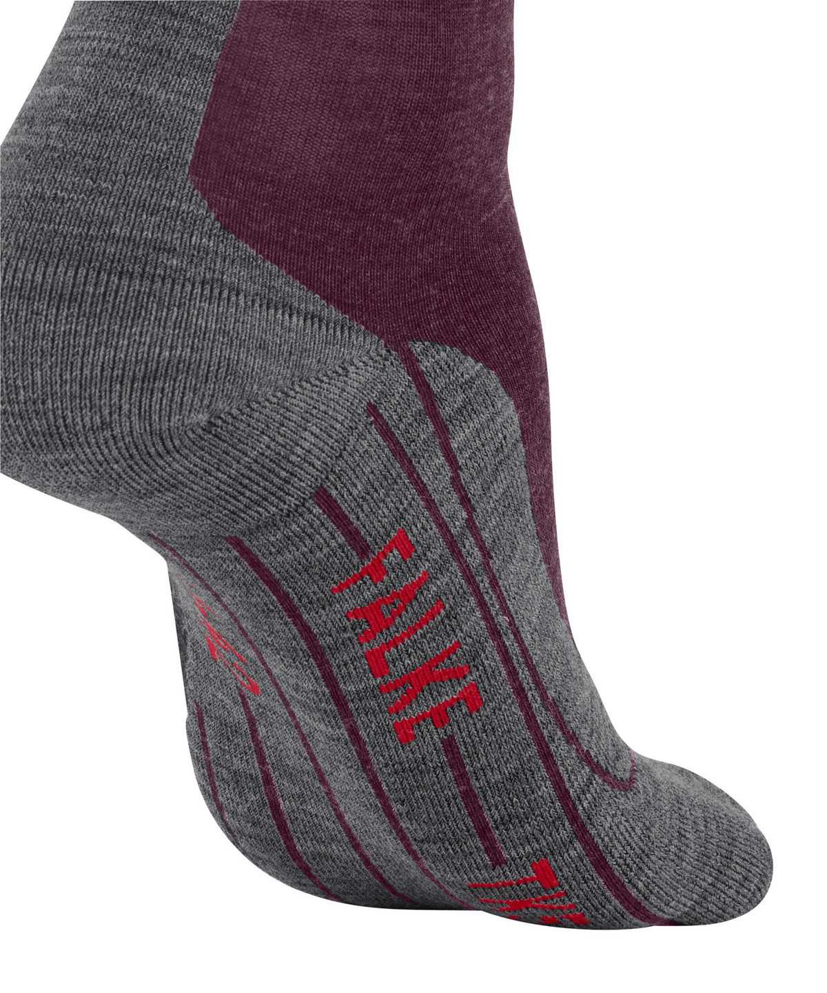 Sports Socks Donna Falke TK5 Wander Trekking Socks Rosse | HFRS47683