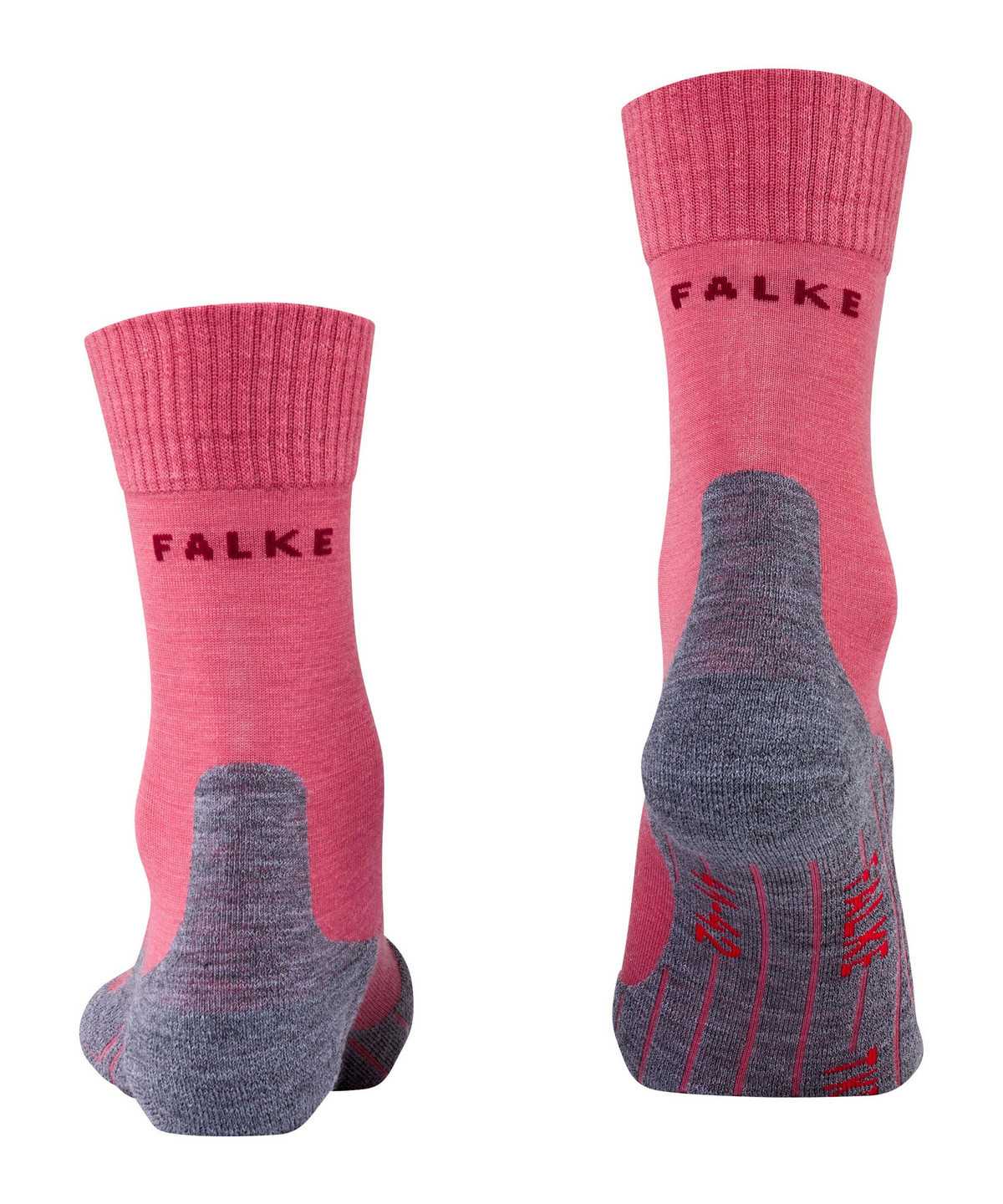 Sports Socks Donna Falke TK5 Wander Trekking Socks Rosse | CQXJ73940