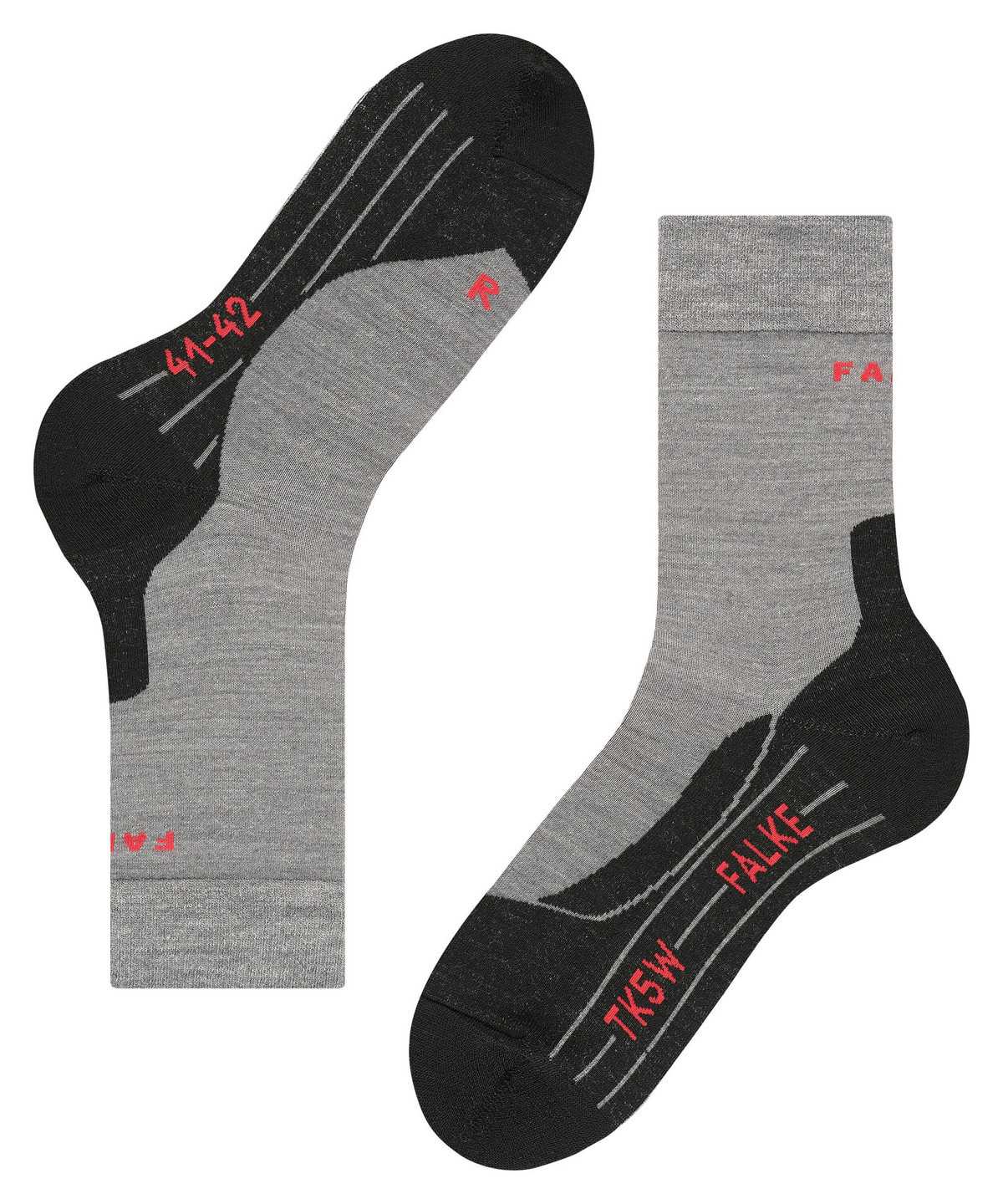 Sports Socks Donna Falke TK5 Wander Trekking Socks Grigie | MCSE50476