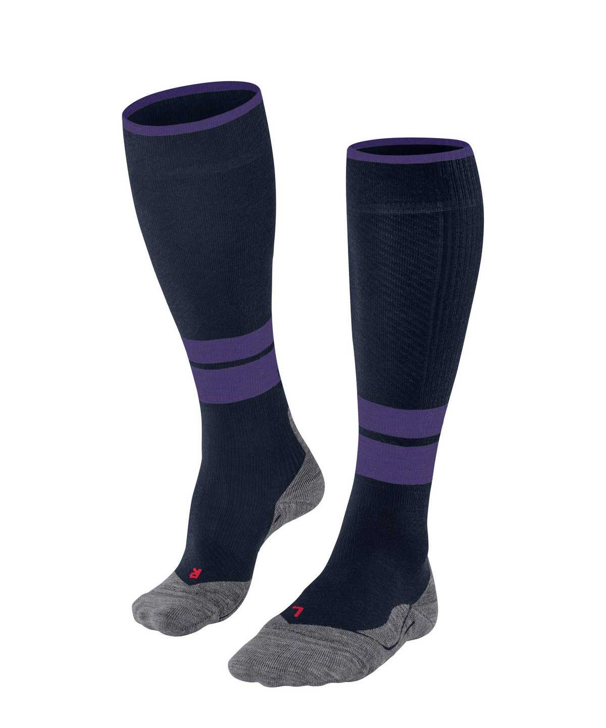 Sports Socks Donna Falke TK Compression Energy Trekking Knee-high Socks Blu | NTGD74583