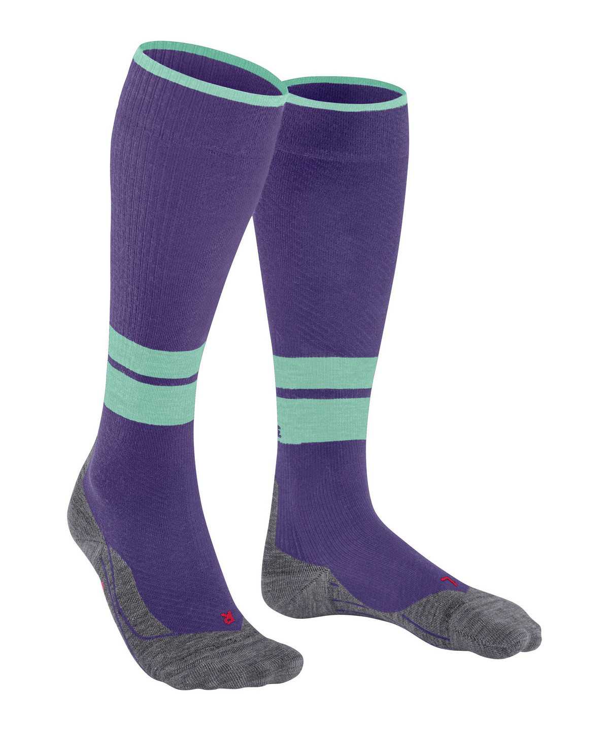 Sports Socks Donna Falke TK Compression Energy Trekking Knee-high Socks Viola | DPHA26153