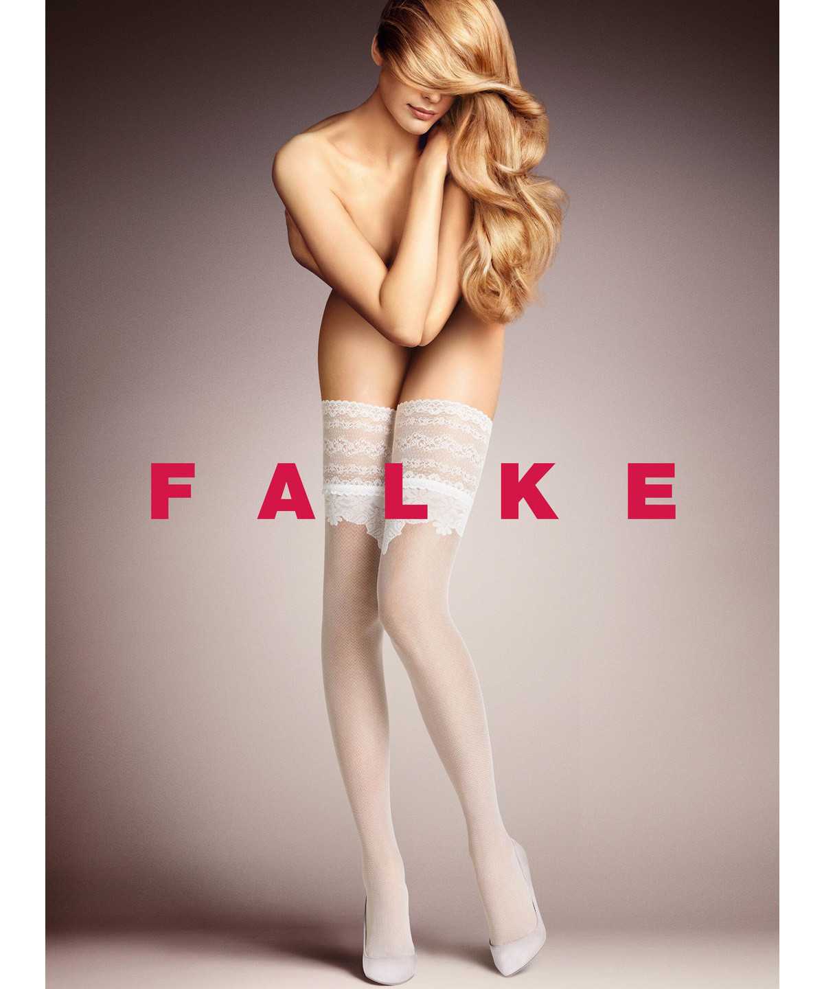 Thigh Highs Donna Falke Ceremonial 20 DEN Stay-ups Bianche | YJTK31642