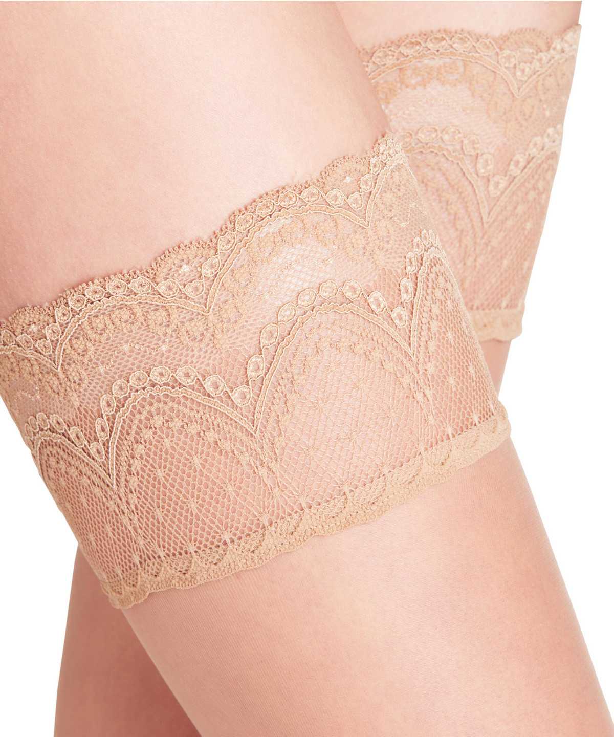 Thigh Highs Donna Falke Invisible Deluxe 8 DEN Stay-ups Marroni | HLYW95438