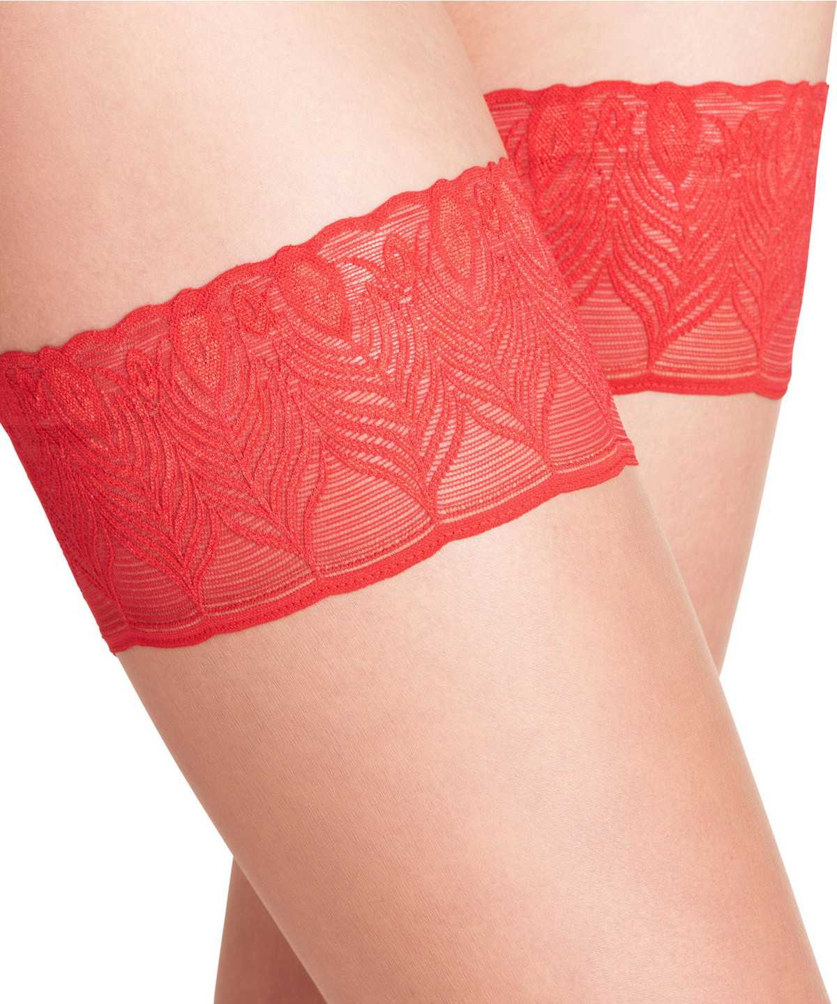 Thigh Highs Donna Falke Lunelle 8 DEN Stay-ups Rosse | VEWO60732