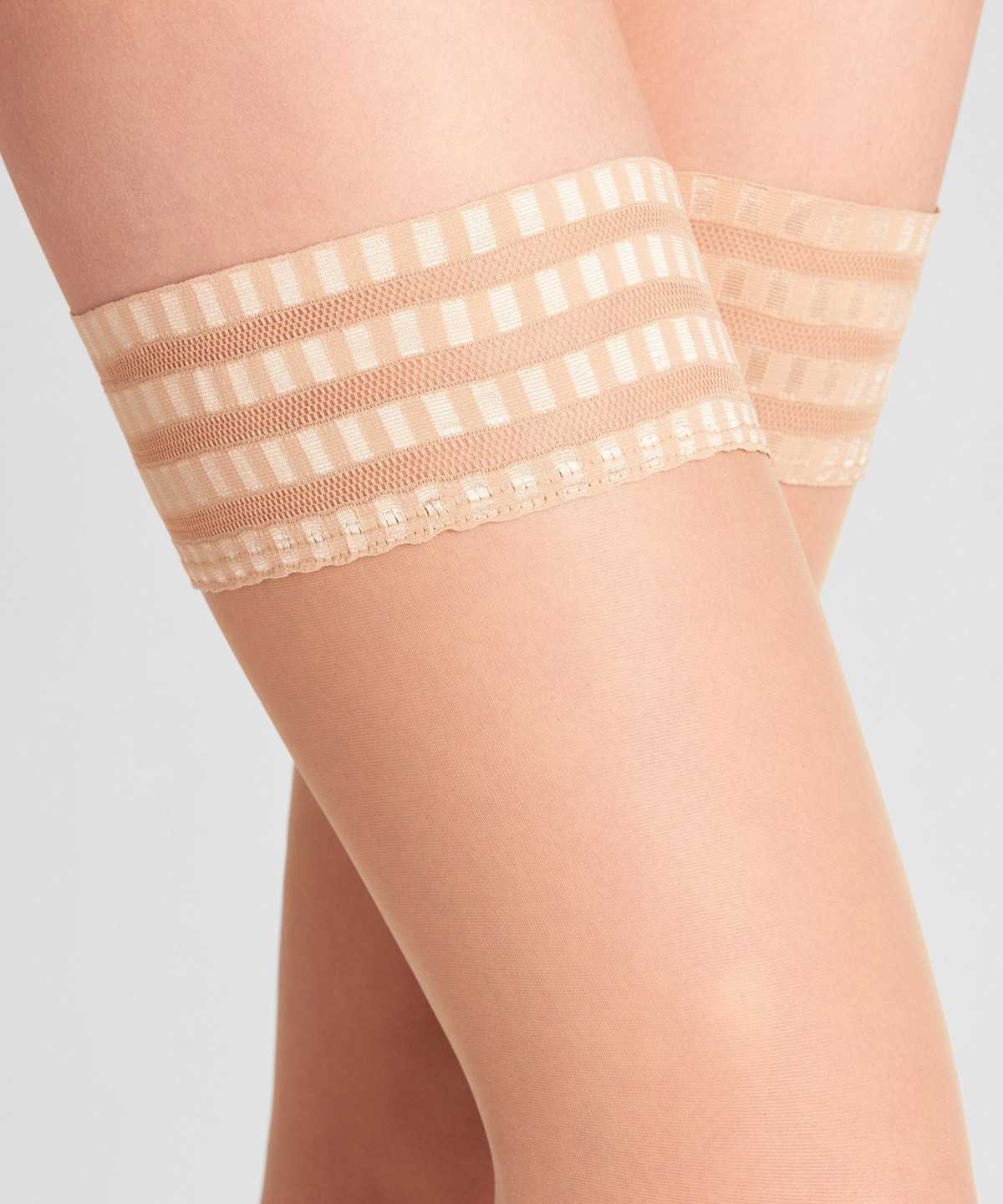 Thigh Highs Donna Falke Pure Matt 20 DEN Stay-ups Beige | ADTO58736