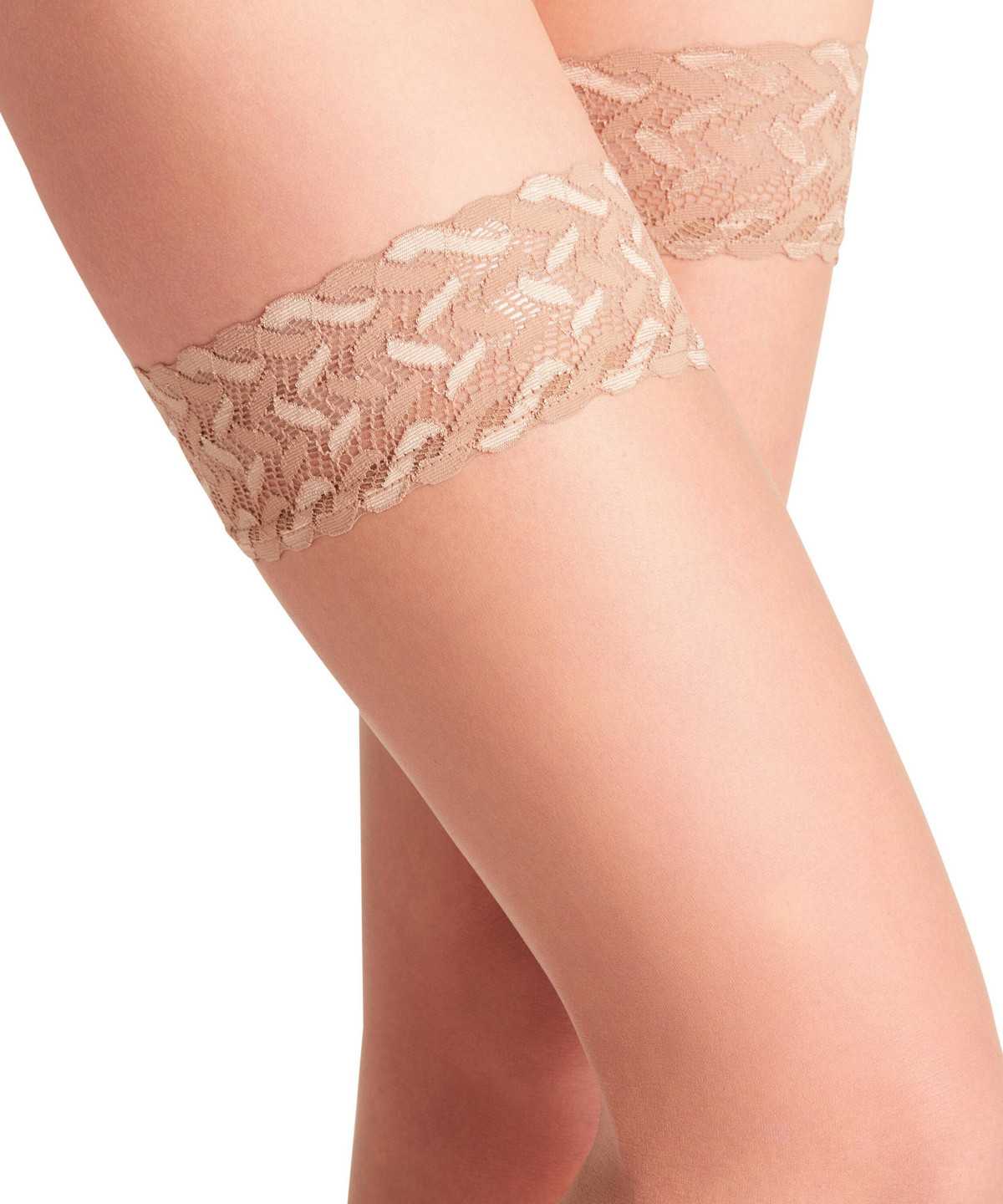 Thigh Highs Donna Falke Shelina 12 DEN Stay-ups Beige | SVPD57421