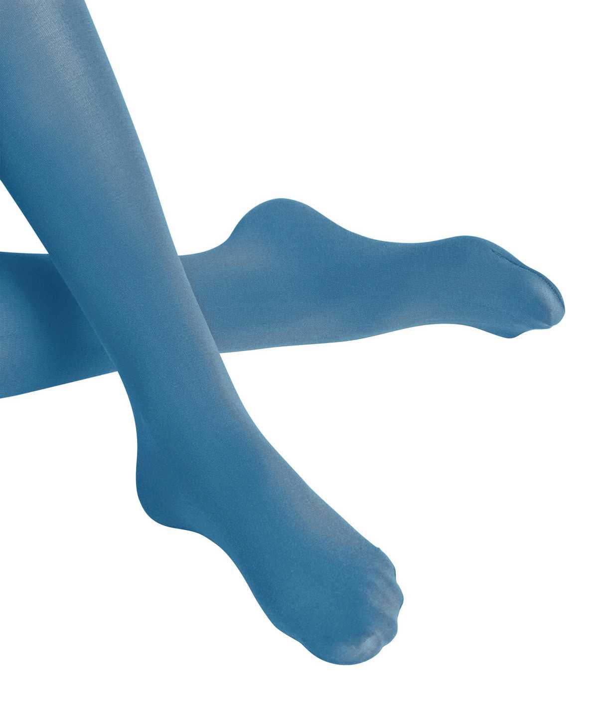 Tights Donna Falke Cotton Touch Tights Blu | ROSK70951