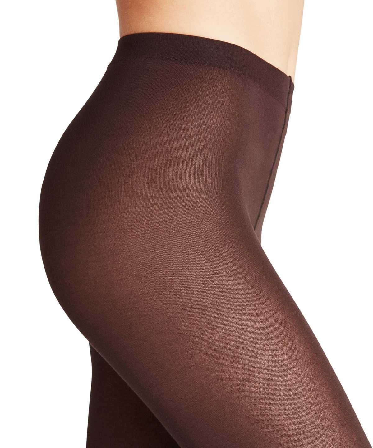 Tights Donna Falke Cotton Touch Tights Marroni | ZBMY60715