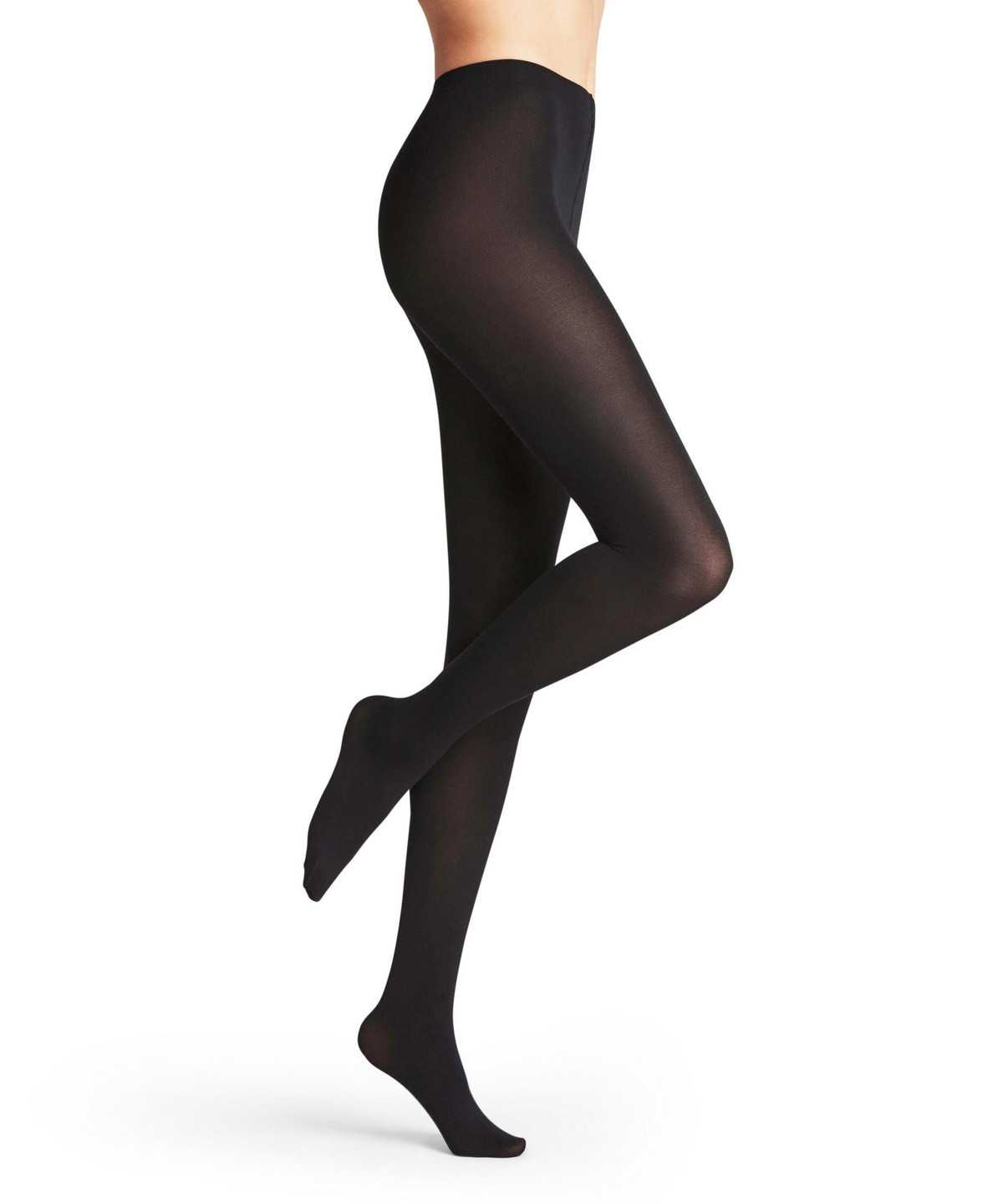 Tights Donna Falke Cotton Touch Tights Nere | BNZM78419