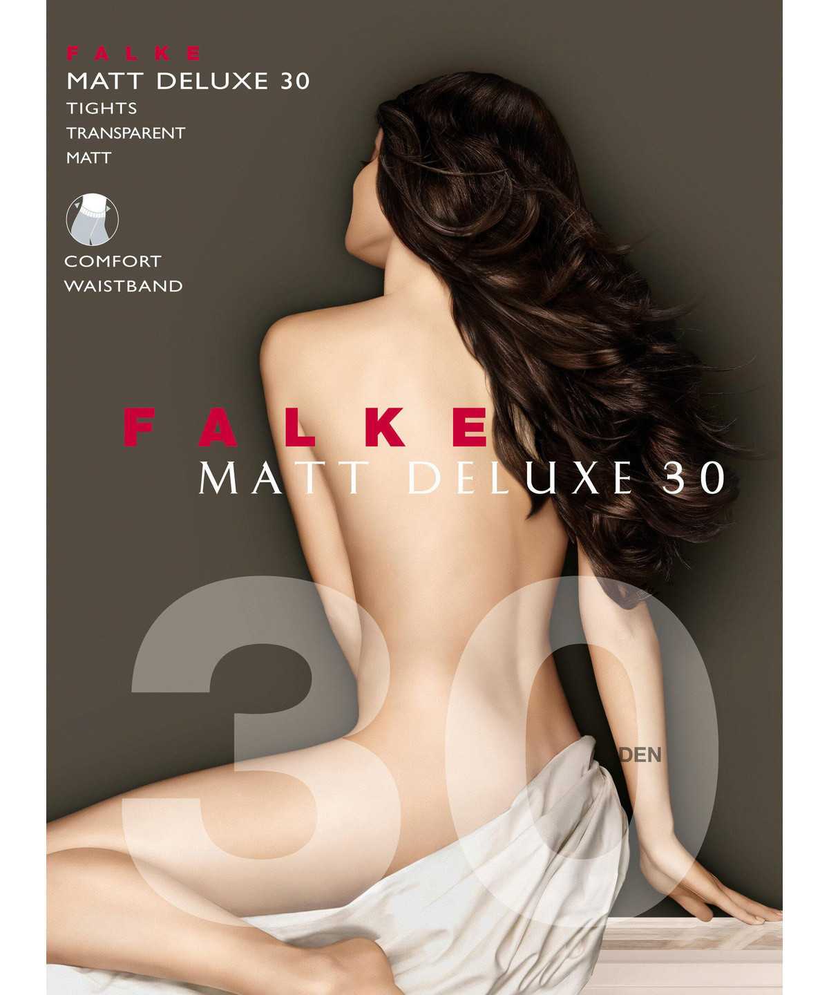 Tights Donna Falke Matt Deluxe 30 DEN Tights Marroni | ALFK45932