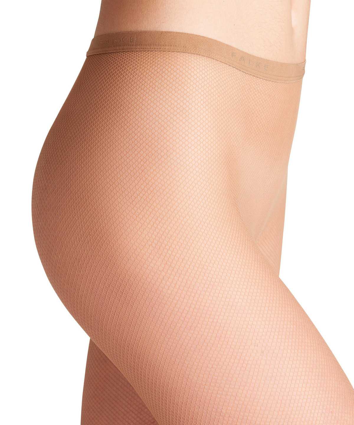 Tights Donna Falke Net Tights Beige | GIXS42803