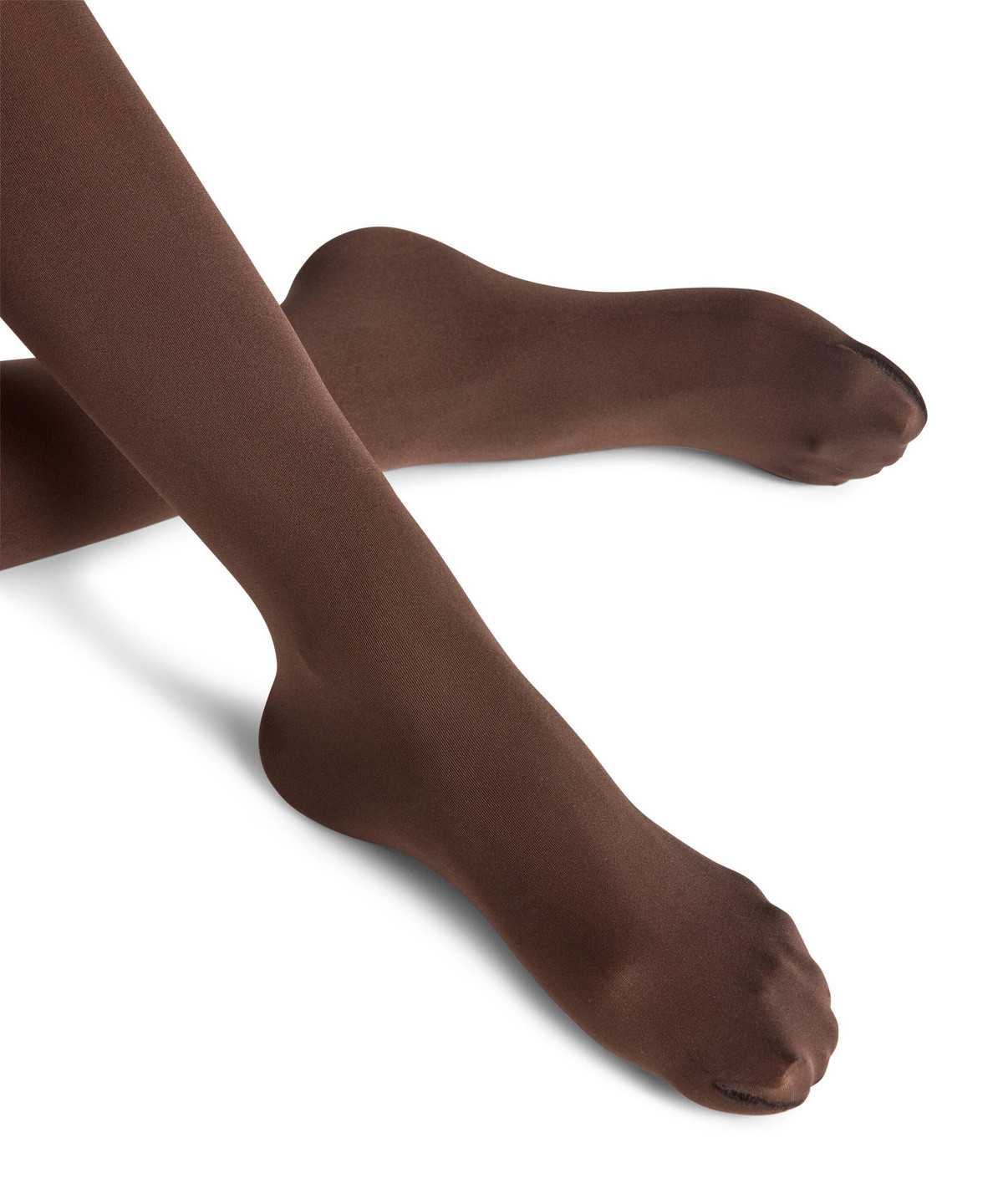 Tights Donna Falke Seidenglatt 40 DEN Tights Marroni | JRQI10346