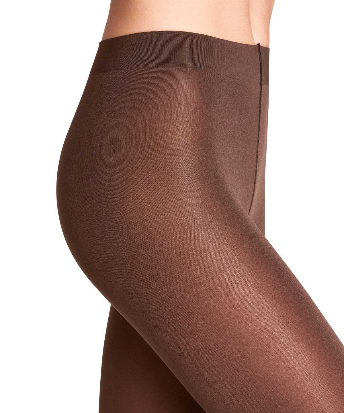 Tights Donna Falke Seidenglatt 80 DEN Tights Marroni | YHFW36219