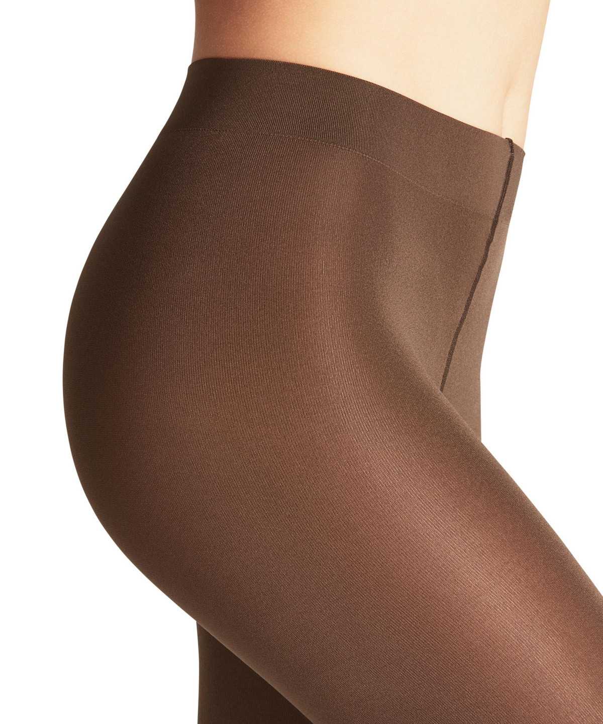 Tights Donna Falke Seidenglatt 80 DEN Tights Marroni | CTEV75041