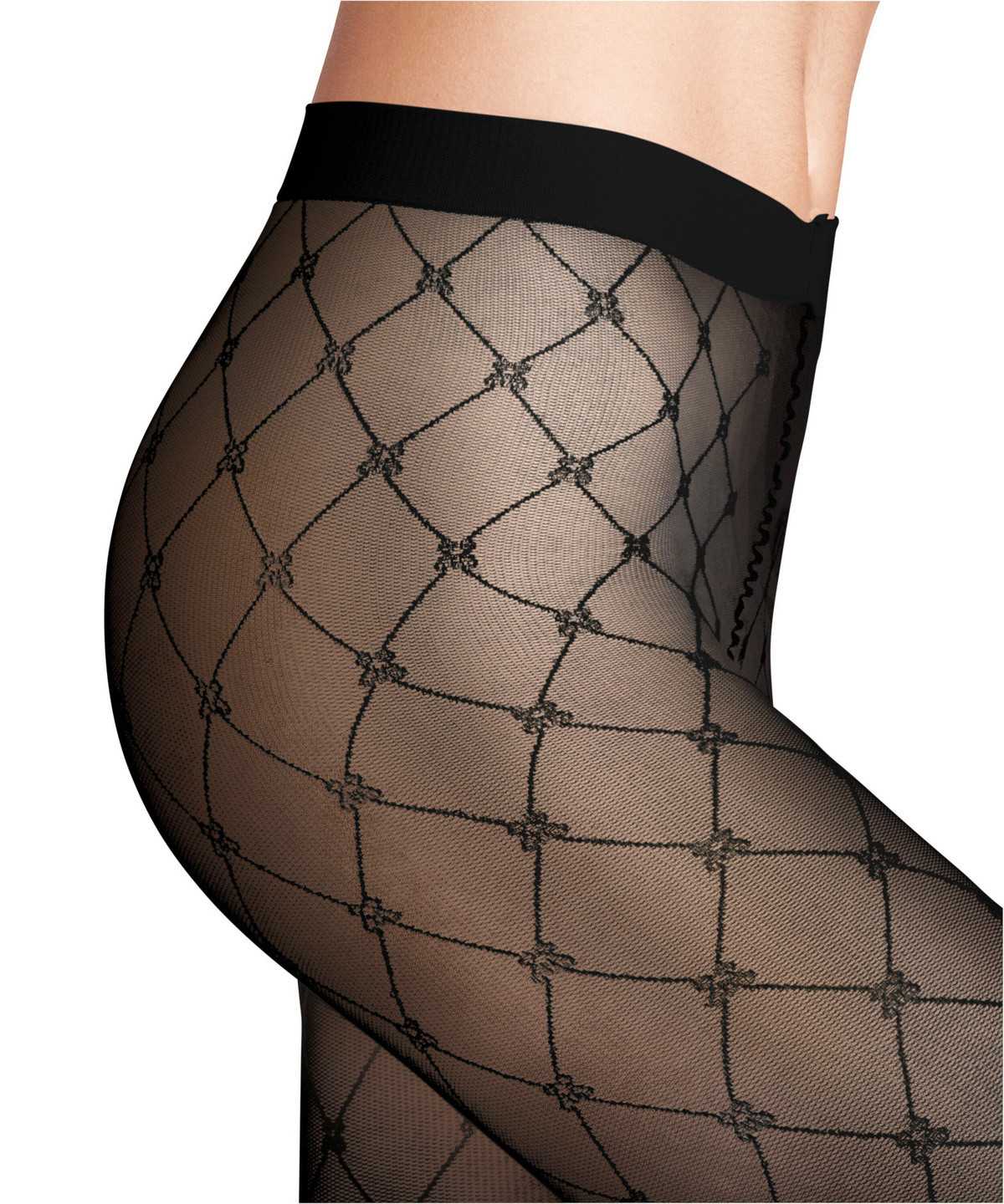 Tights Donna Falke Twisted Story 20 DEN Tights Nere | ZNLM50987